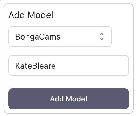 Open CaptureGem and Paste BongaCams Model Name (note: the model name is case sensitive)