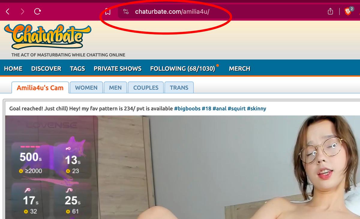 Navigate to Chaturbate