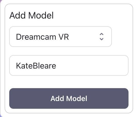 Open CaptureGem and Paste Dreamcam Model Name (note: the model name is case sensitive)