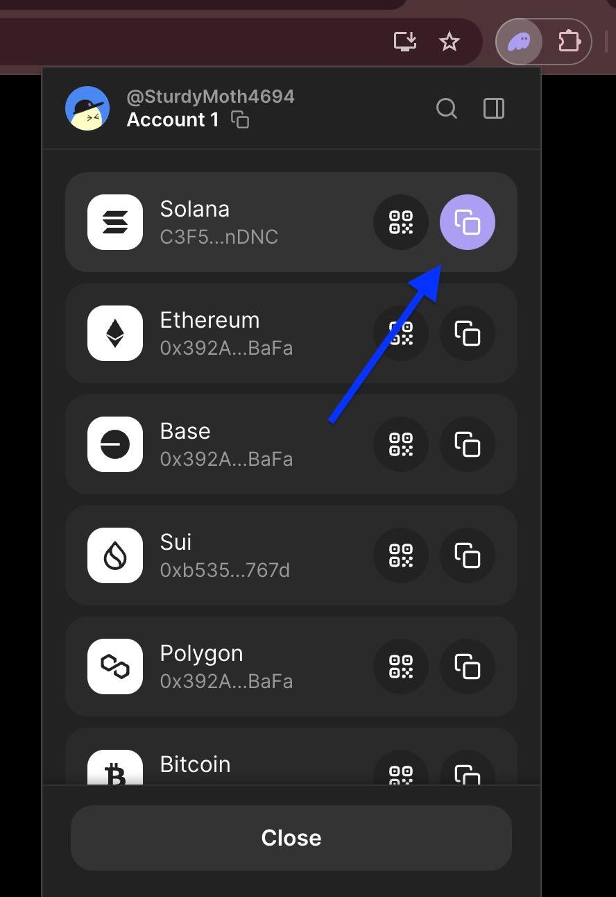 Copy Address