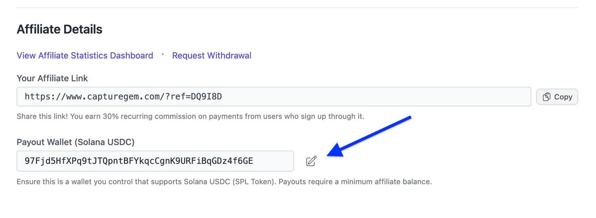 Payout Wallet